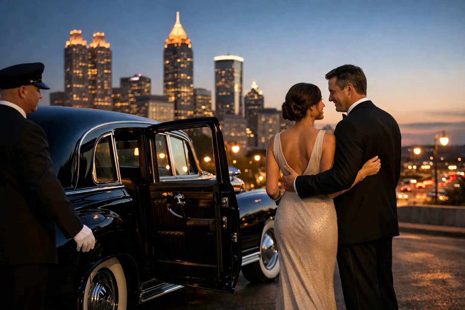 Anniversary Car Service Atlanta for Timeless Evenings