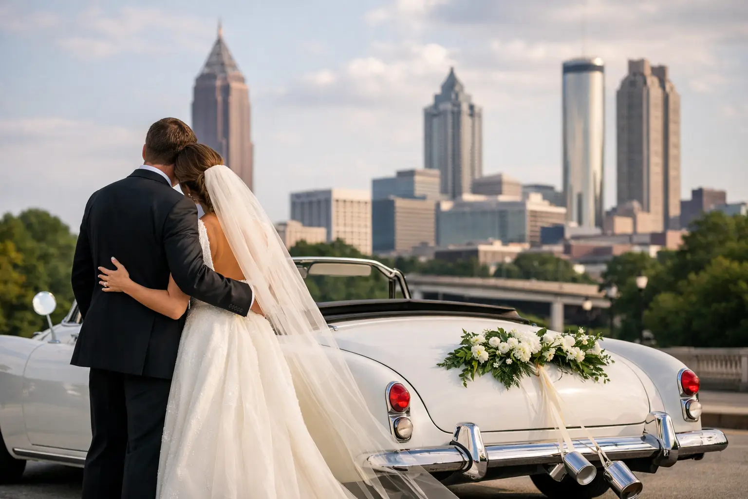 Atlanta Wedding Getaway Car Guide for Couples