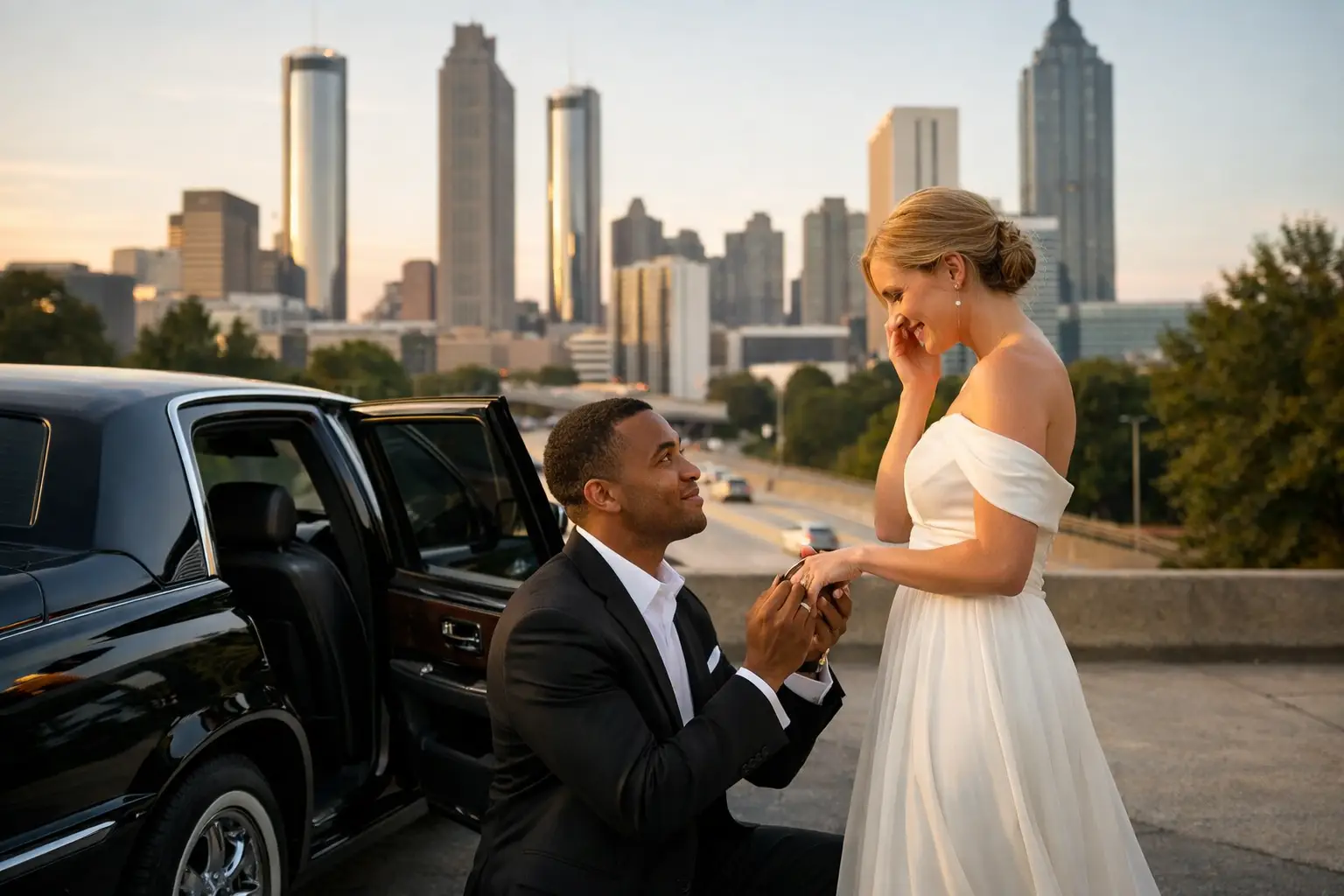 Proposal Car Service Atlanta for a Timeless Yes