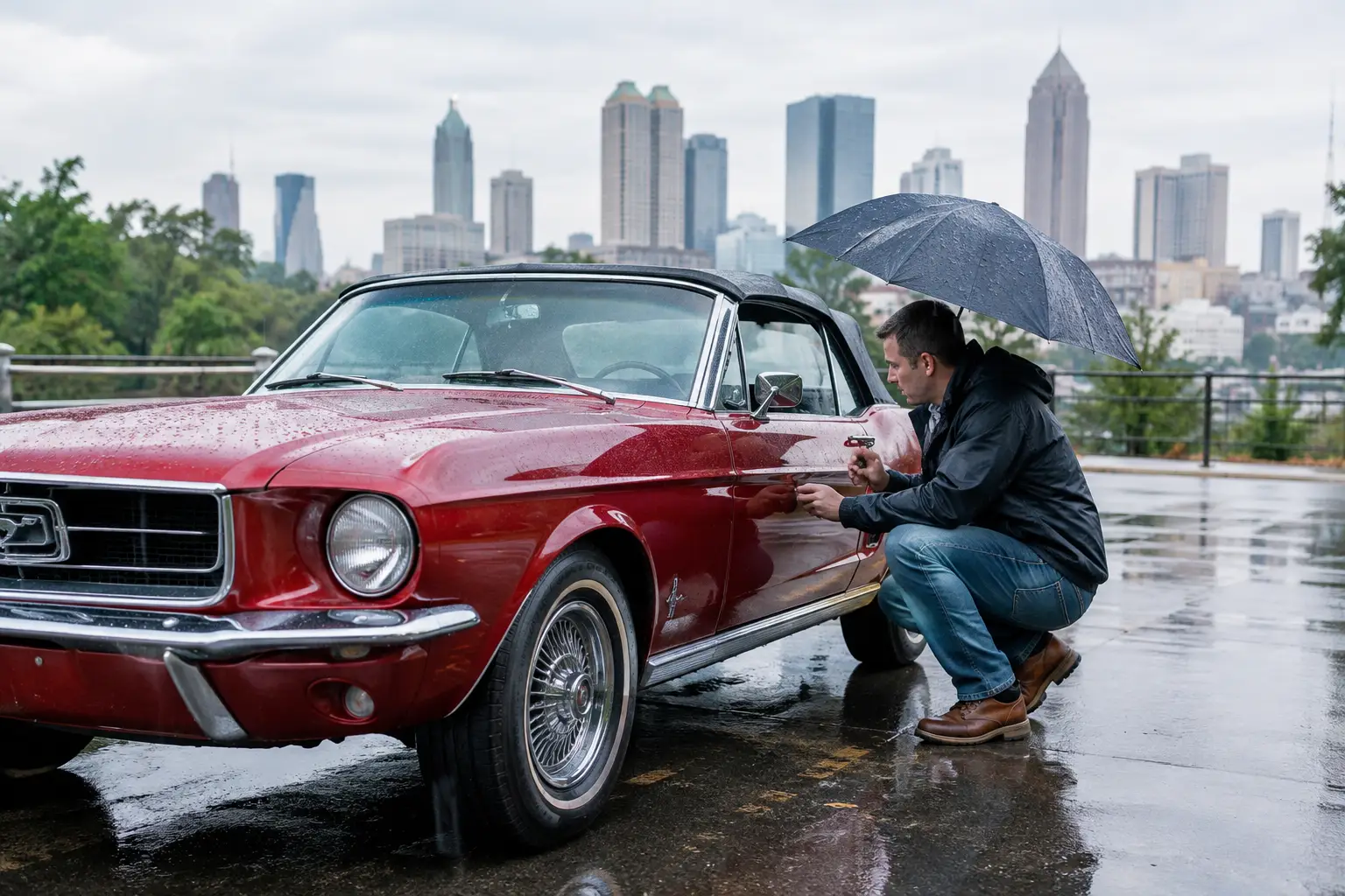 Are Classic Cars Rain Ready for Atlanta Events?