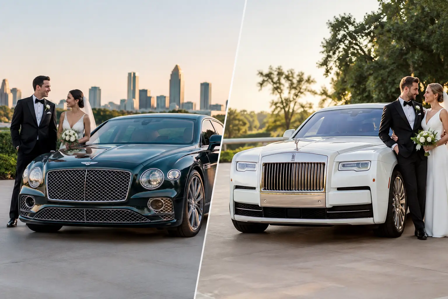 Bentley versus Rolls Royce Weddings Compared